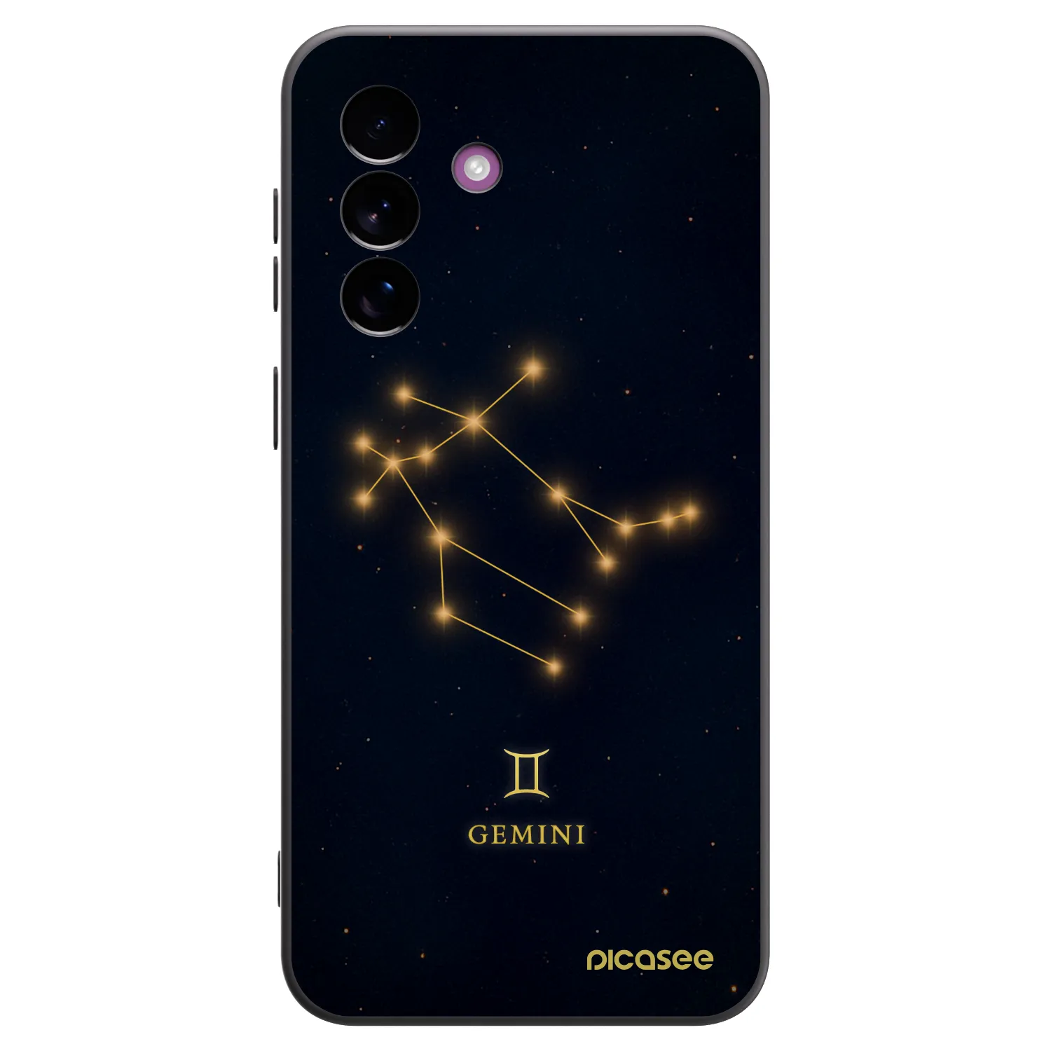 Picasee silikonový černý obal pro Samsung Galaxy A37 - GEMINI