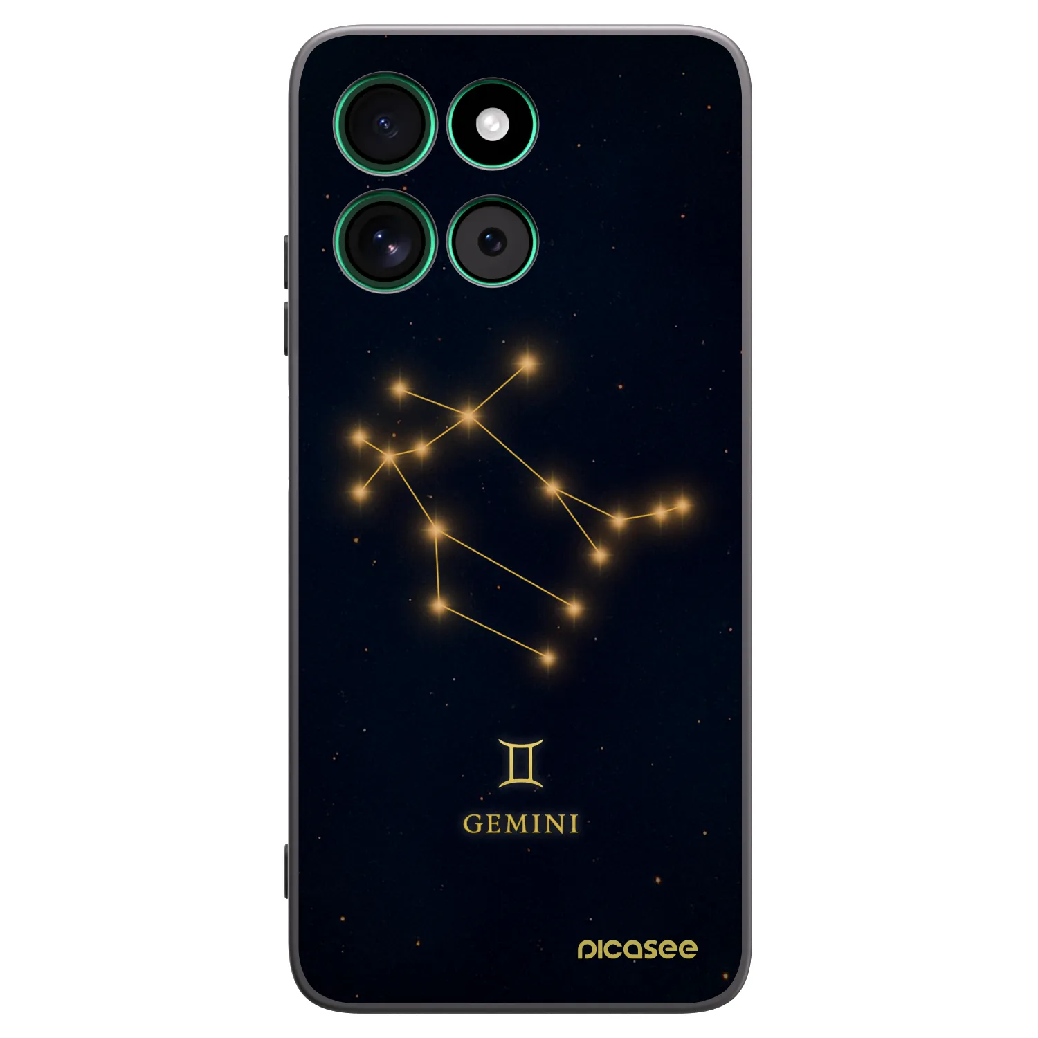 Picasee silikonový černý obal pro Motorola Moto G57 Power - GEMINI
