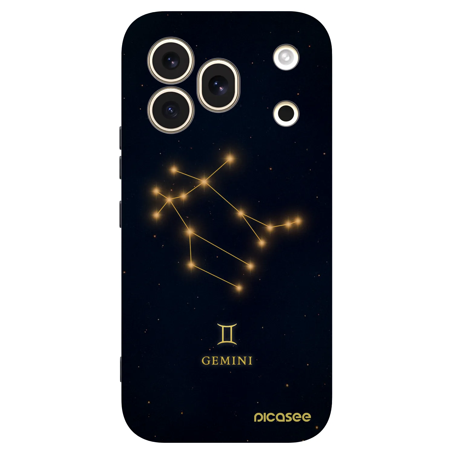 Picasee silikonový černý obal pro Honor 600 Pro - GEMINI