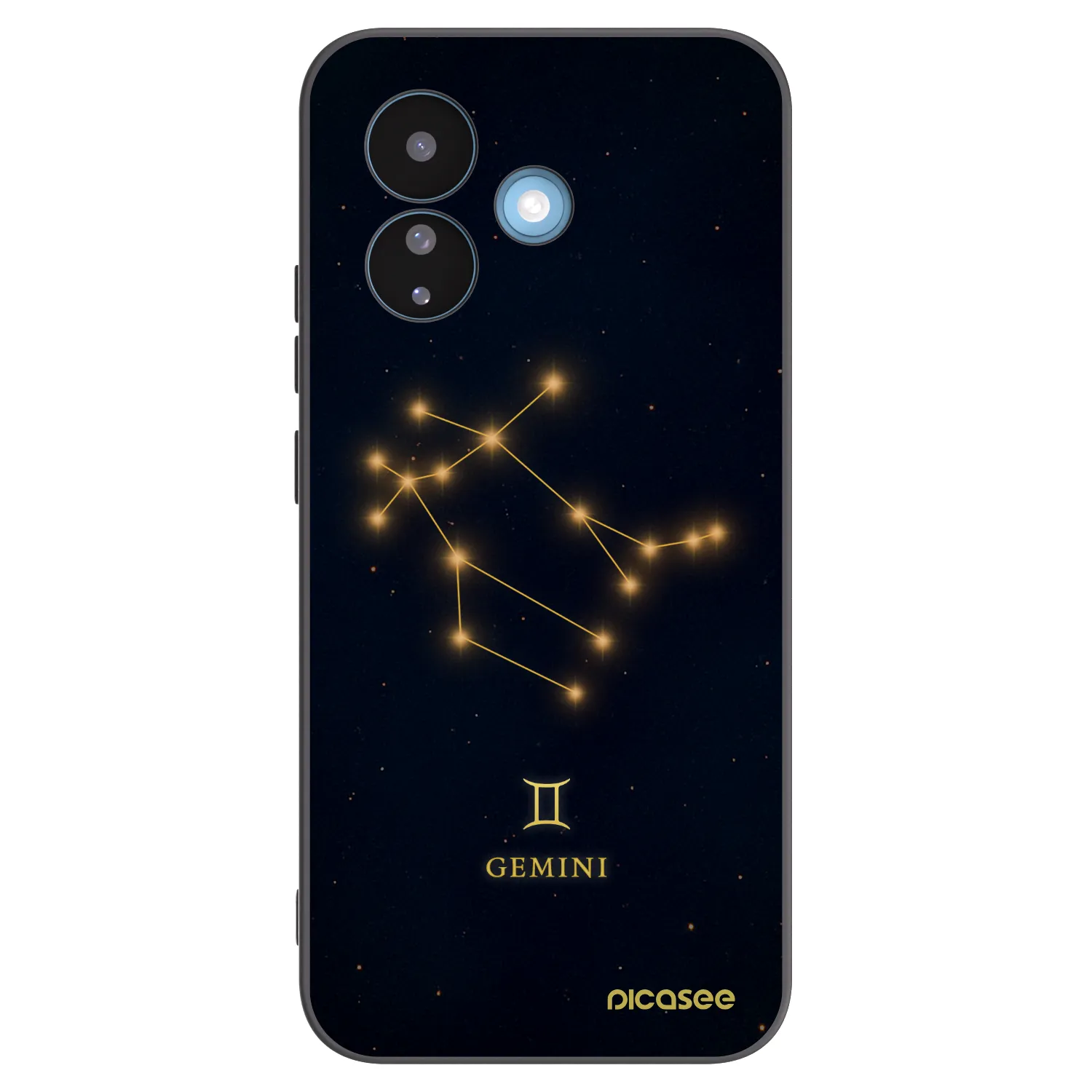 Picasee silikonový černý obal pro Xiaomi Redmi Note 17 Pro 5G - GEMINI