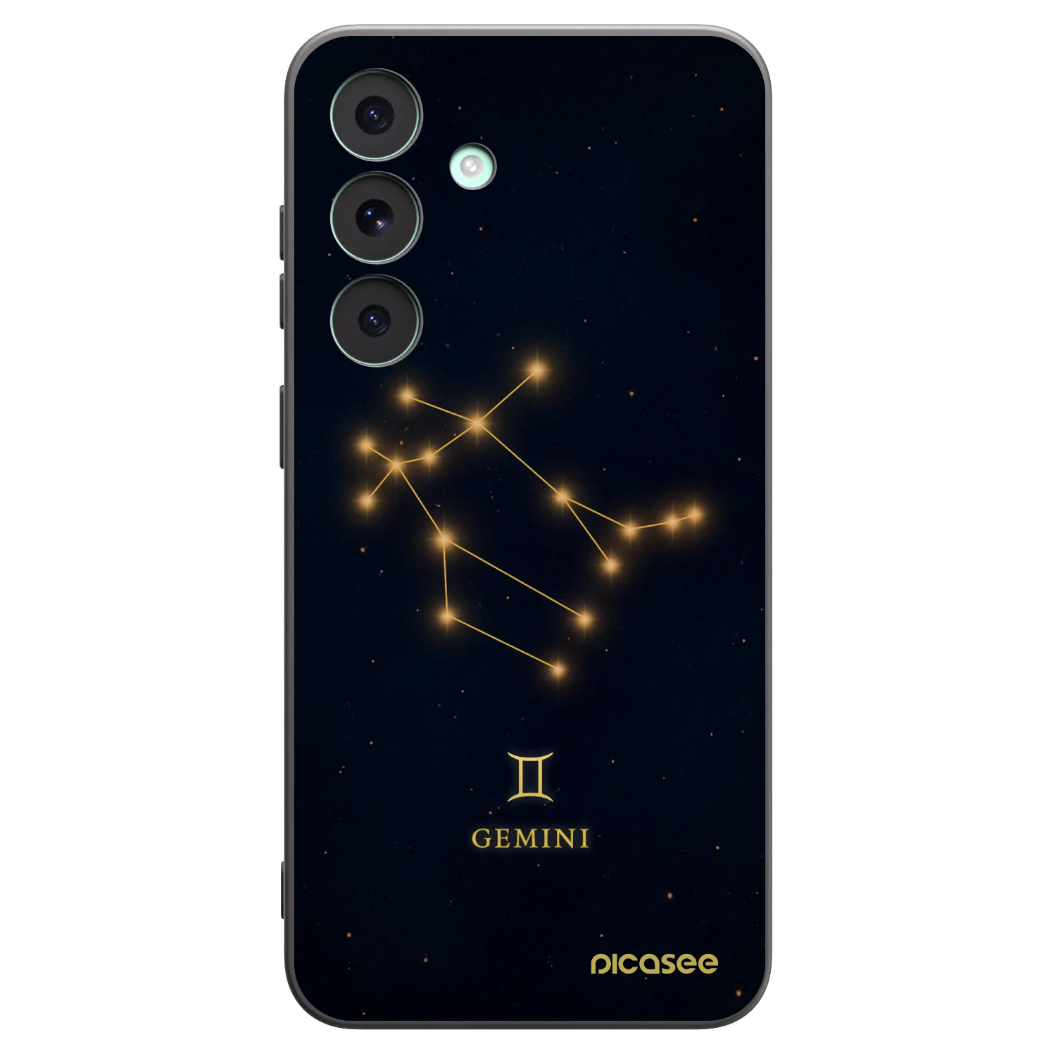 Picasee silikonový černý obal pro Samsung Galaxy S26 FE - GEMINI