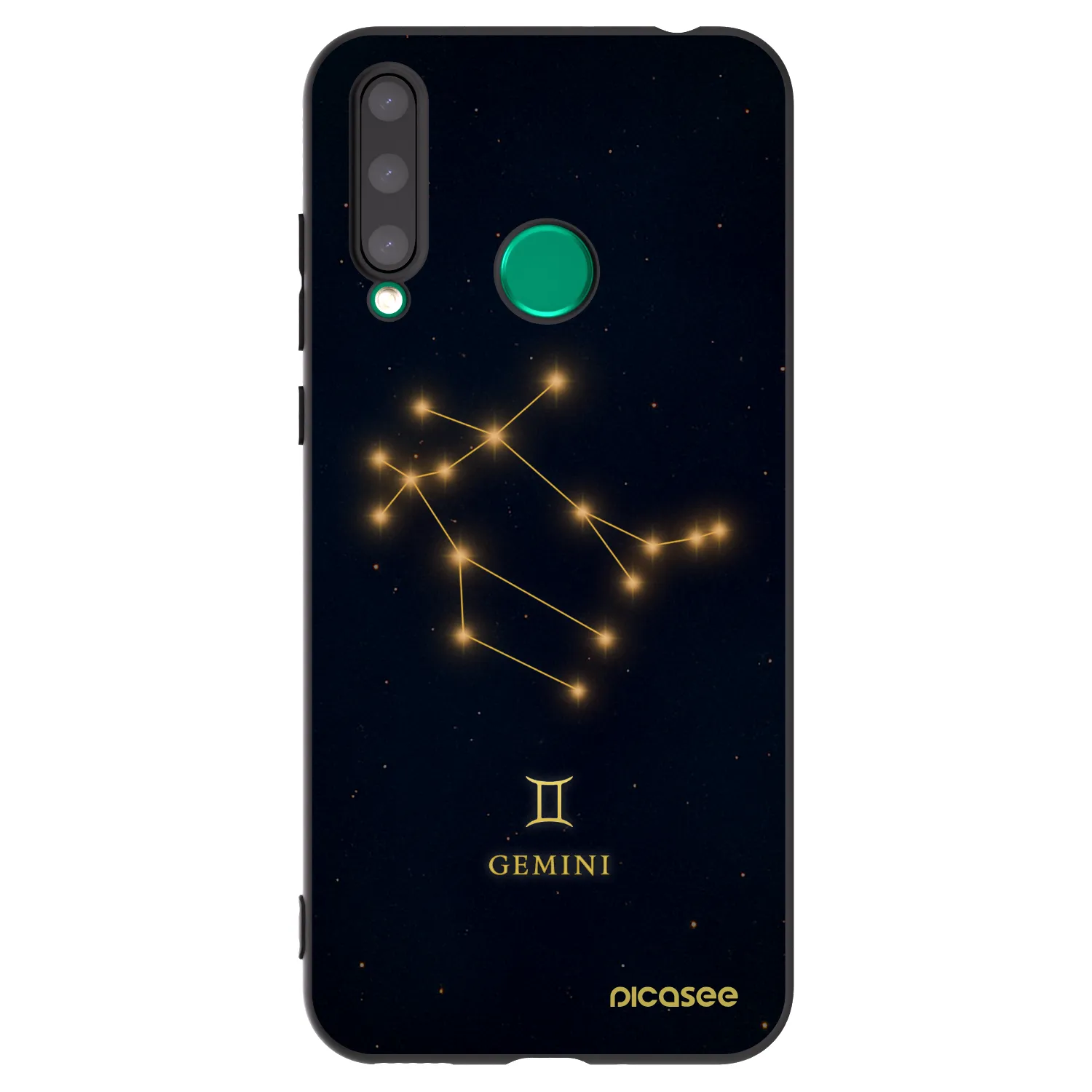 Picasee silikonový černý obal pro Honor 20 Lite - GEMINI