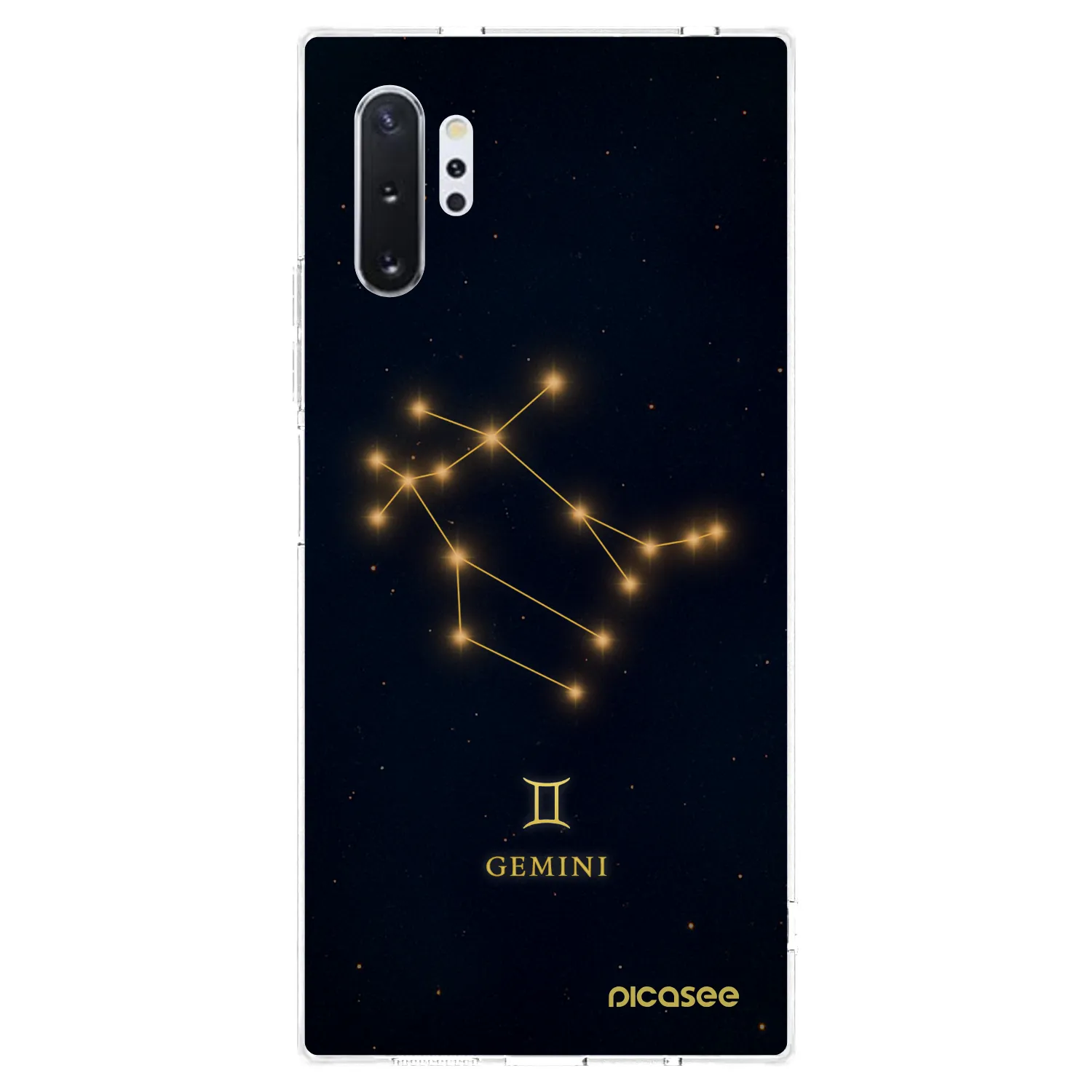 Picasee silikonový průhledný obal pro Samsung Galaxy Note 10+ N975F - GEMINI