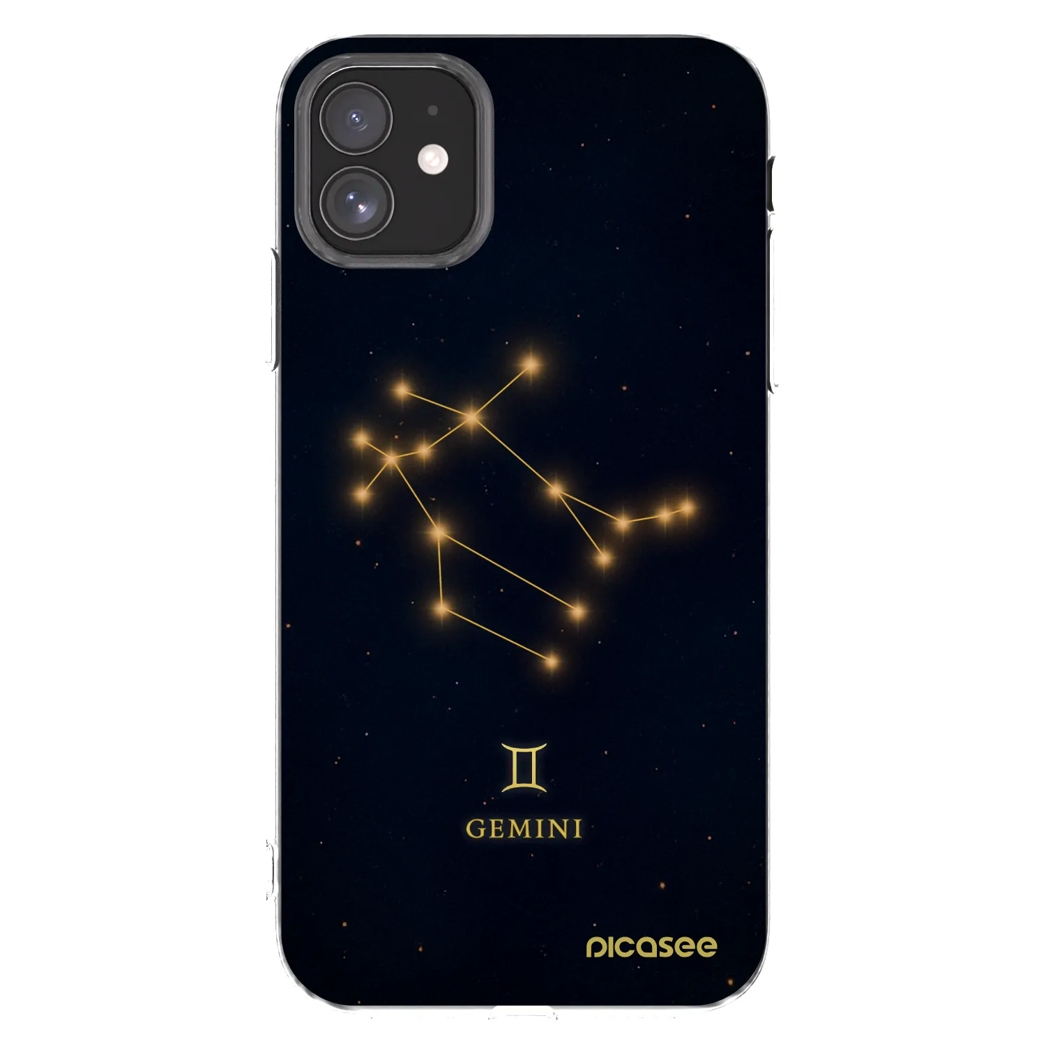 Picasee silikonový průhledný obal pro Apple iPhone 11 - GEMINI