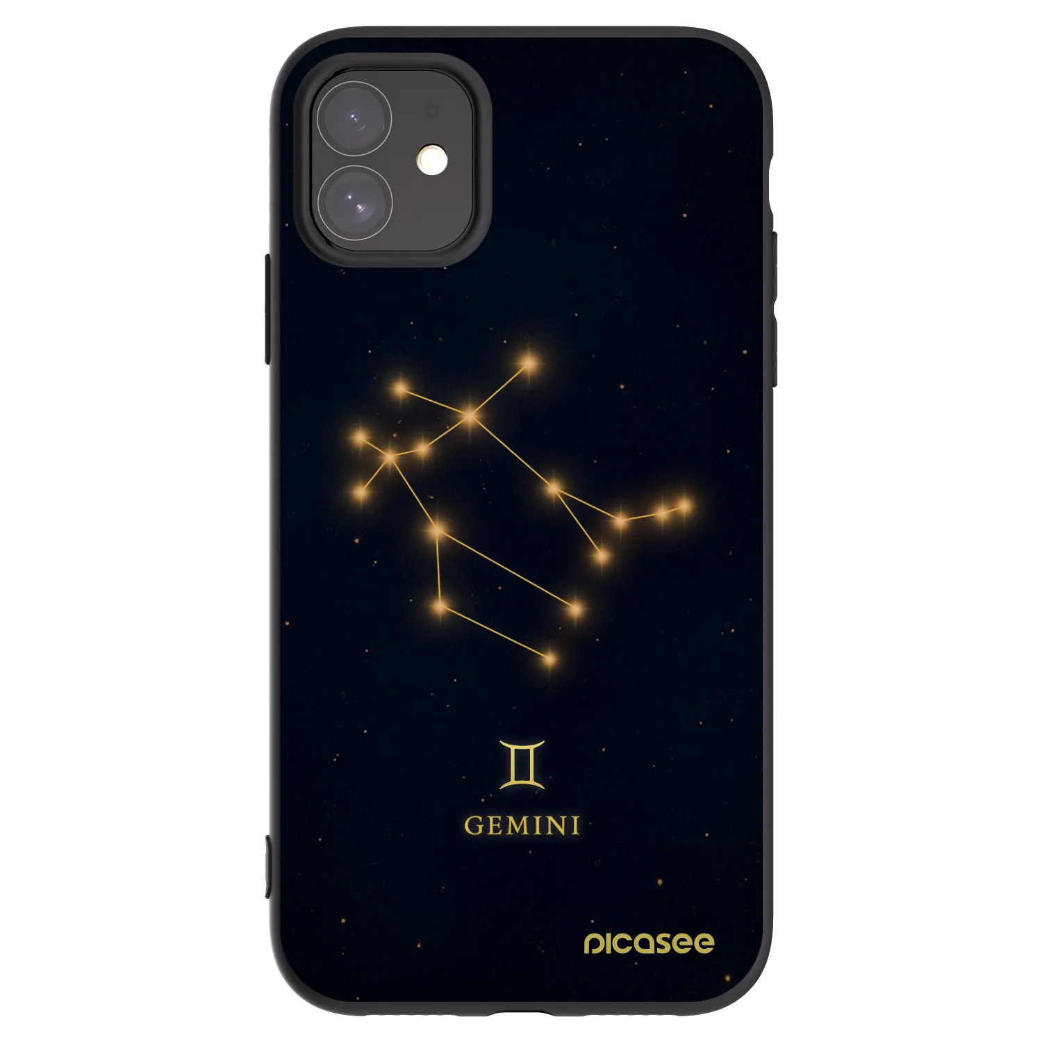 Picasee silikonový černý obal pro Apple iPhone 11 - GEMINI