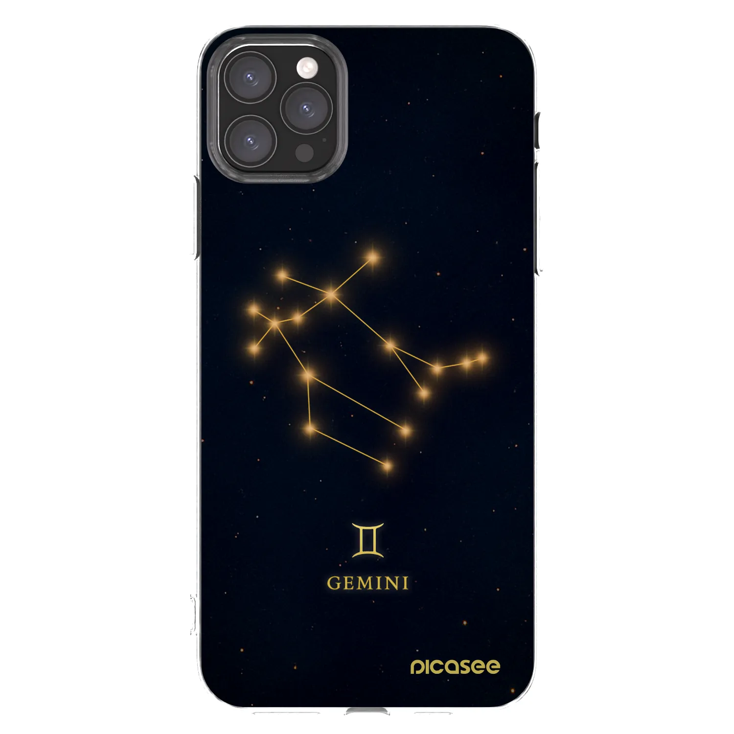 Picasee silikonový průhledný obal pro Apple iPhone 11 Pro Max - GEMINI