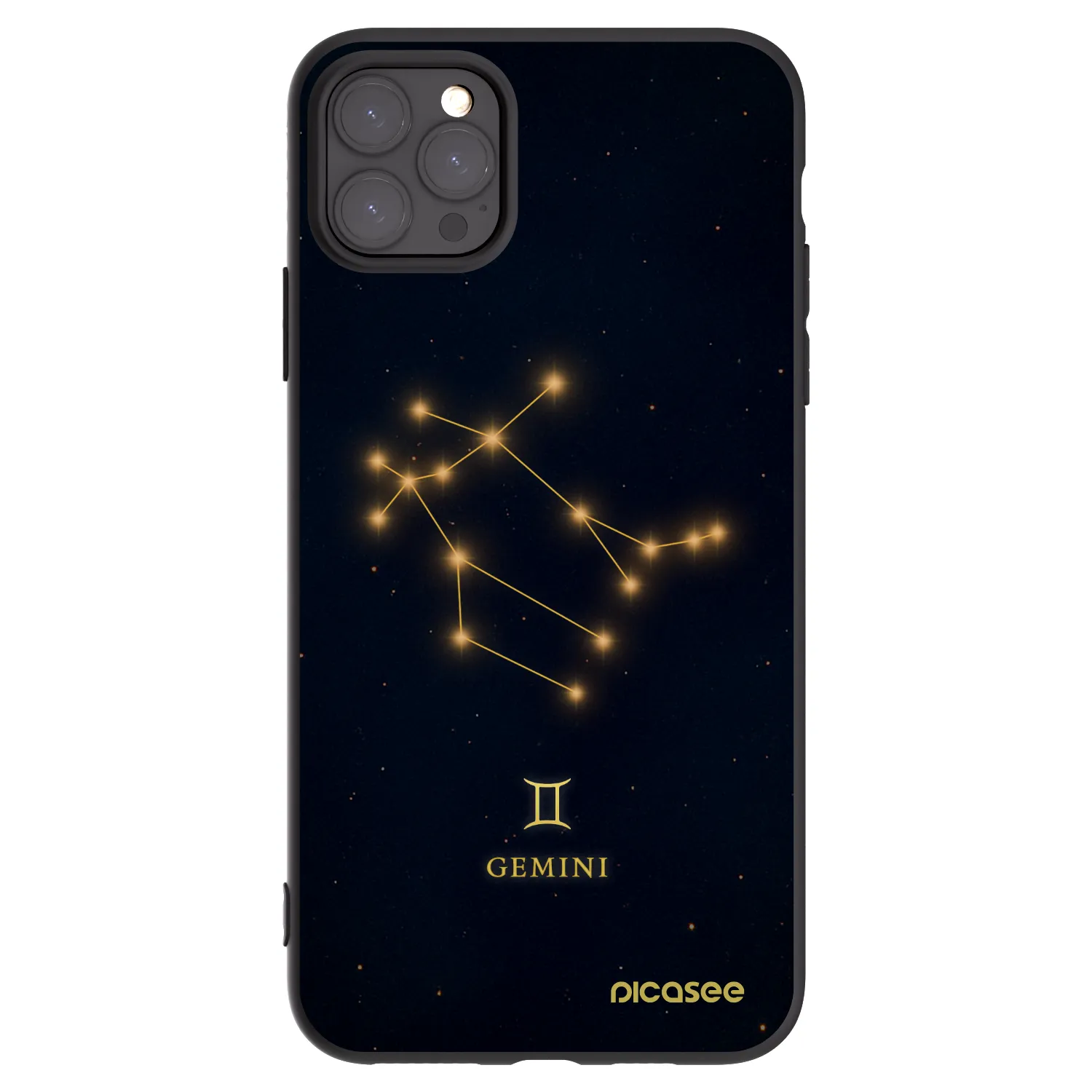 Picasee silikonový černý obal pro Apple iPhone 11 Pro Max - GEMINI