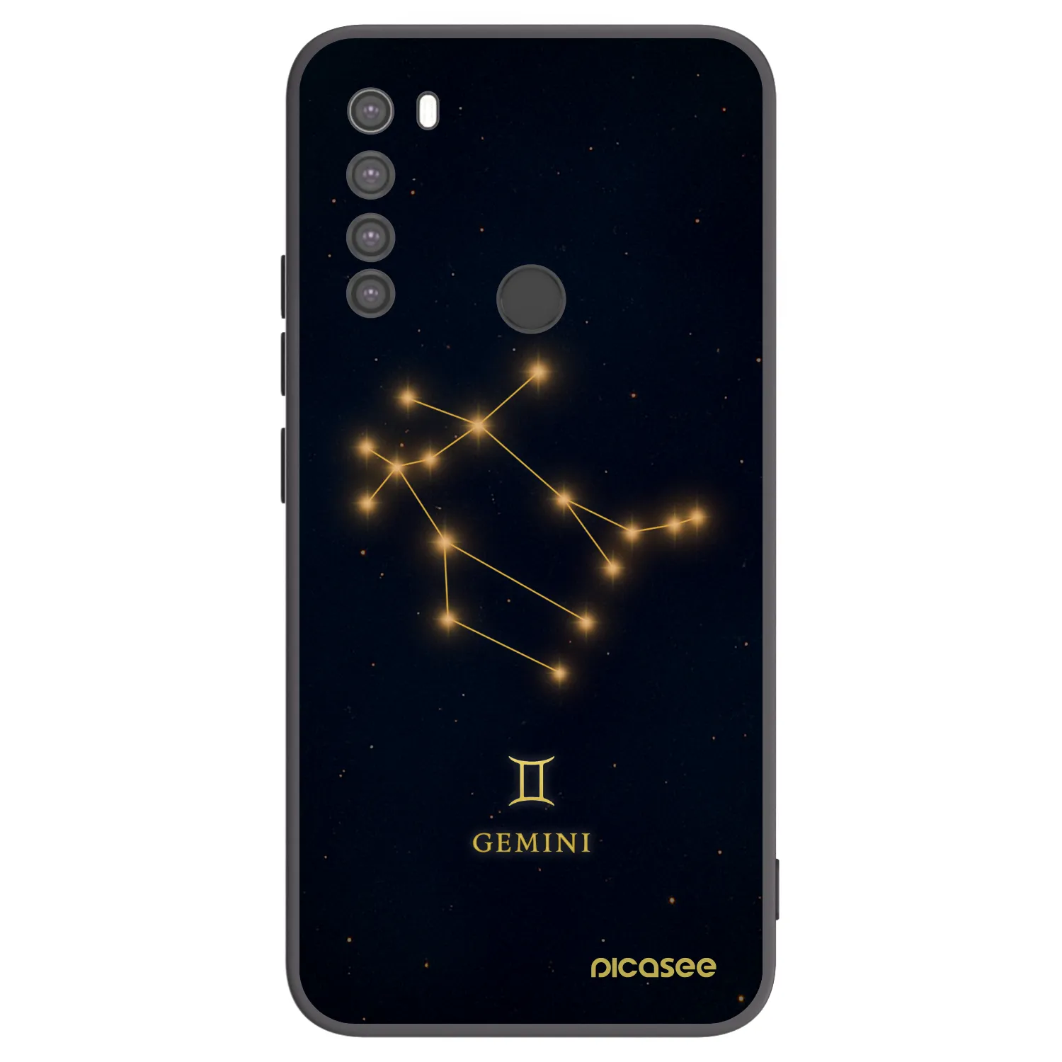 Picasee silikonový černý obal pro Xiaomi Redmi Note 8 - GEMINI