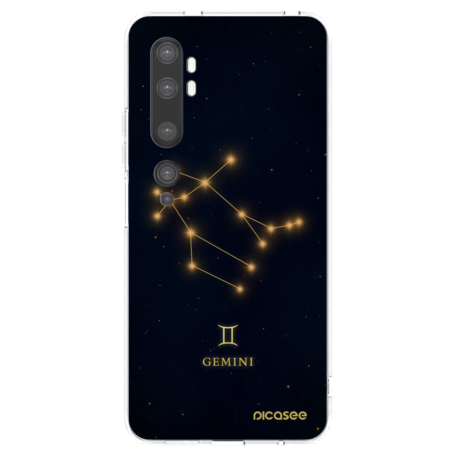 Picasee silikonový průhledný obal pro Xiaomi Mi Note 10 (Pro) - GEMINI
