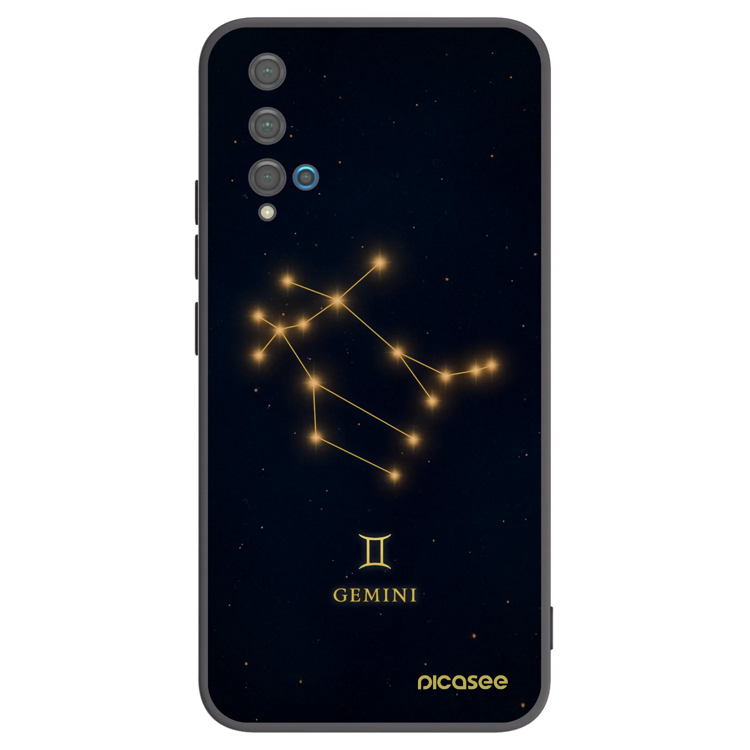 Picasee silikonový černý obal pro Huawei Nova 5T - GEMINI