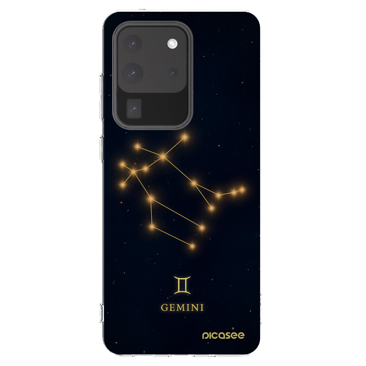 Picasee silikonový průhledný obal pro Samsung Galaxy S20 Ultra 5G G988F - GEMINI