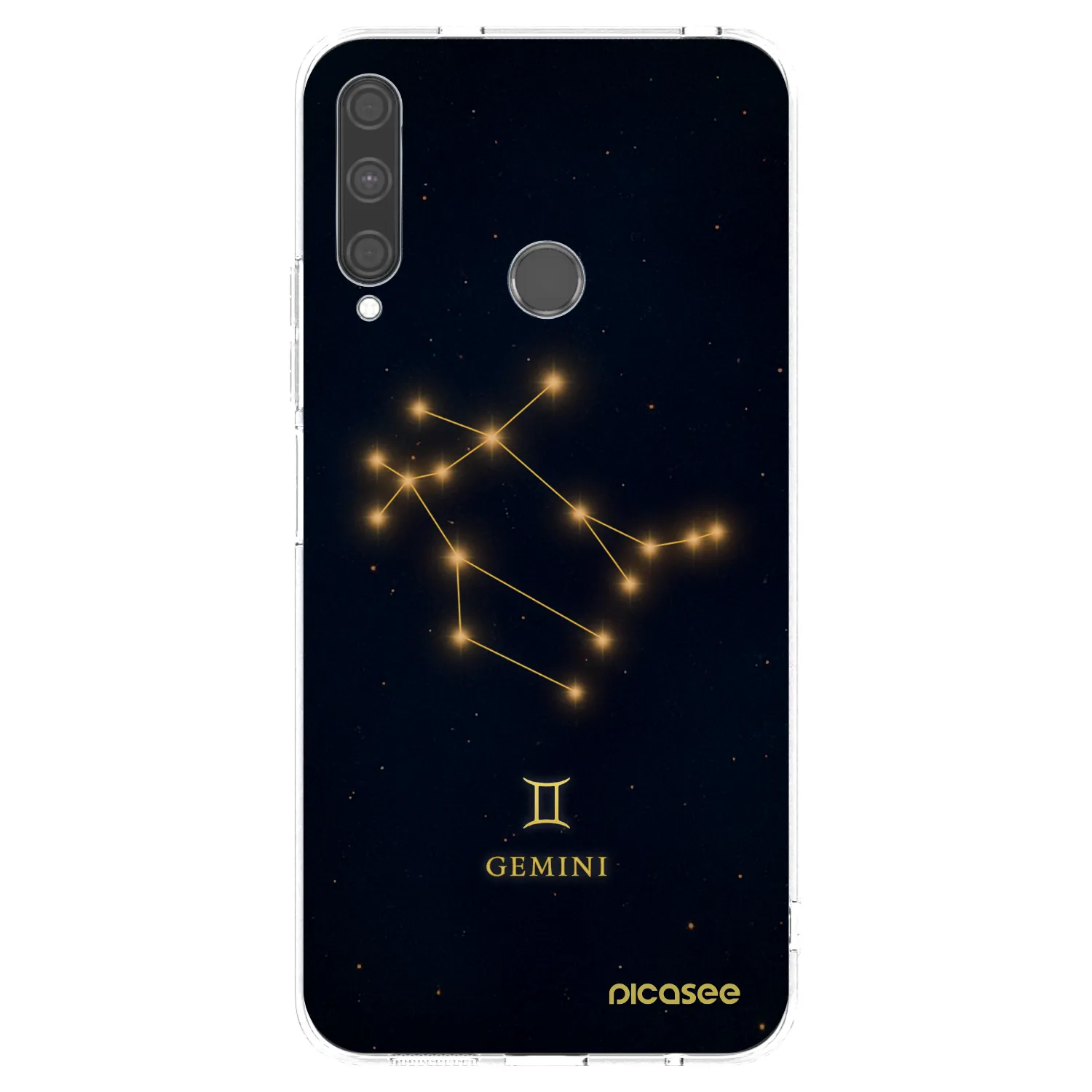 Picasee silikonový průhledný obal pro Huawei P40 Lite E - GEMINI