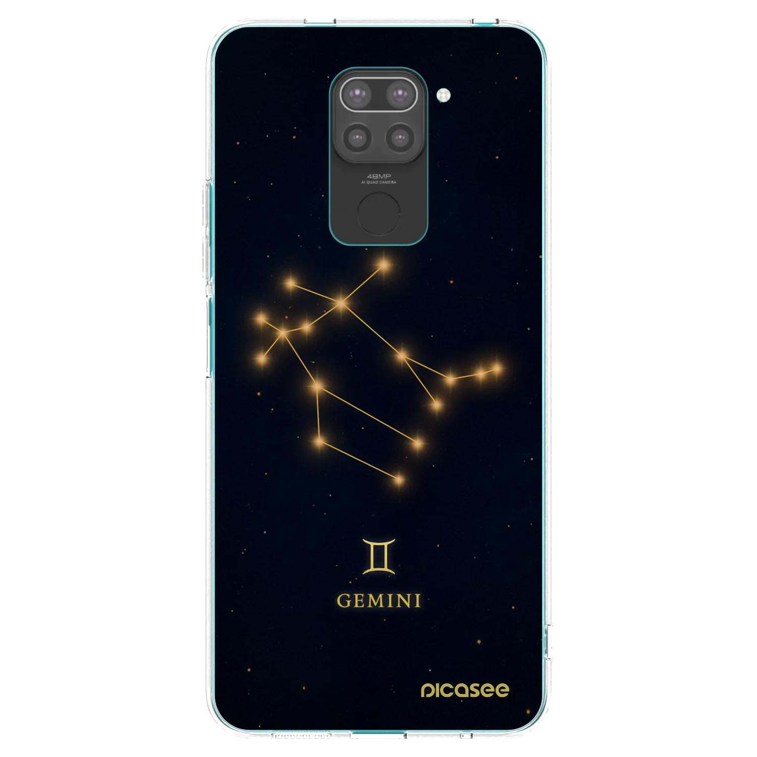 Picasee silikonový černý obal pro Xiaomi Redmi Note 9 - GEMINI