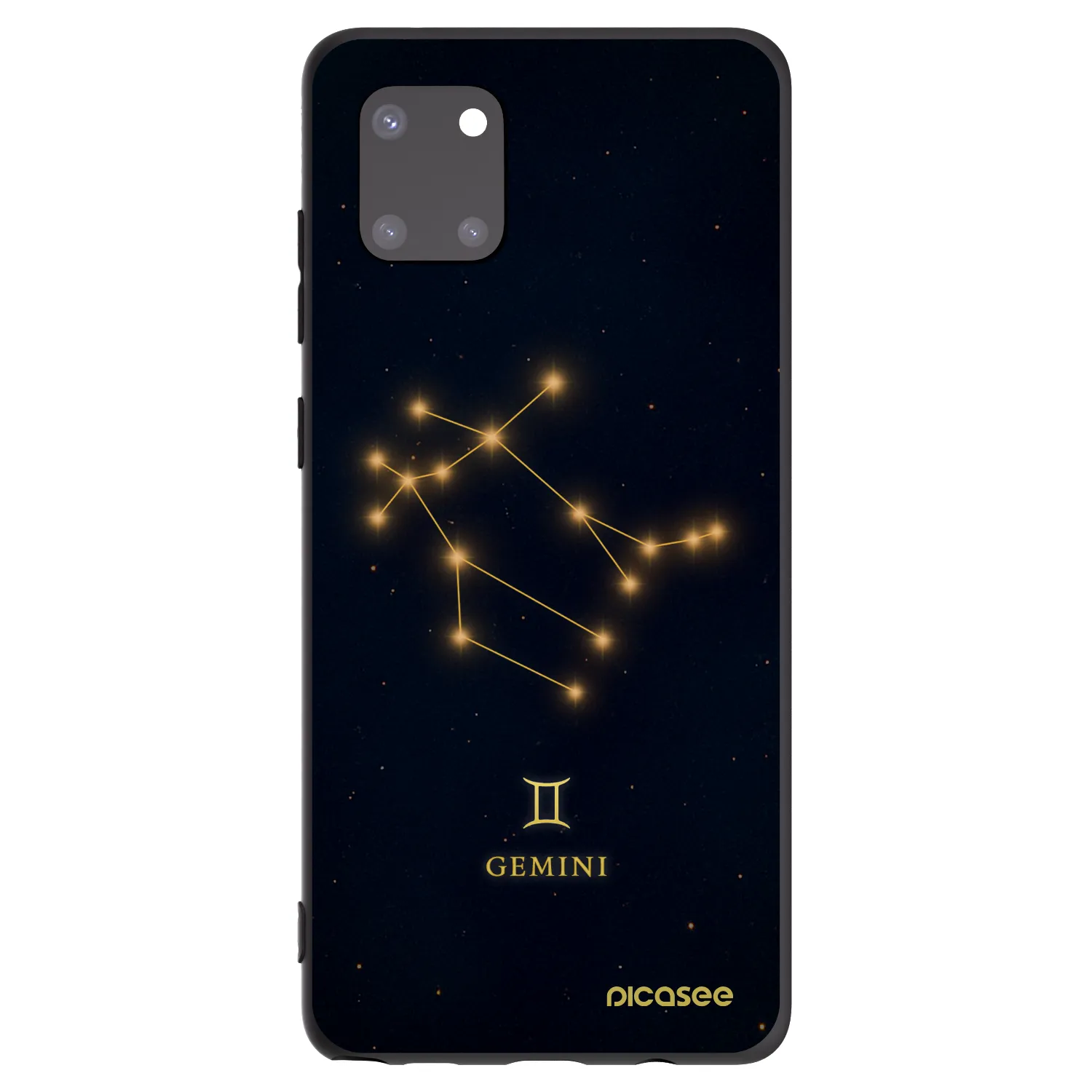 Picasee silikonový černý obal pro Samsung Galaxy Note 10 Lite N770F - GEMINI