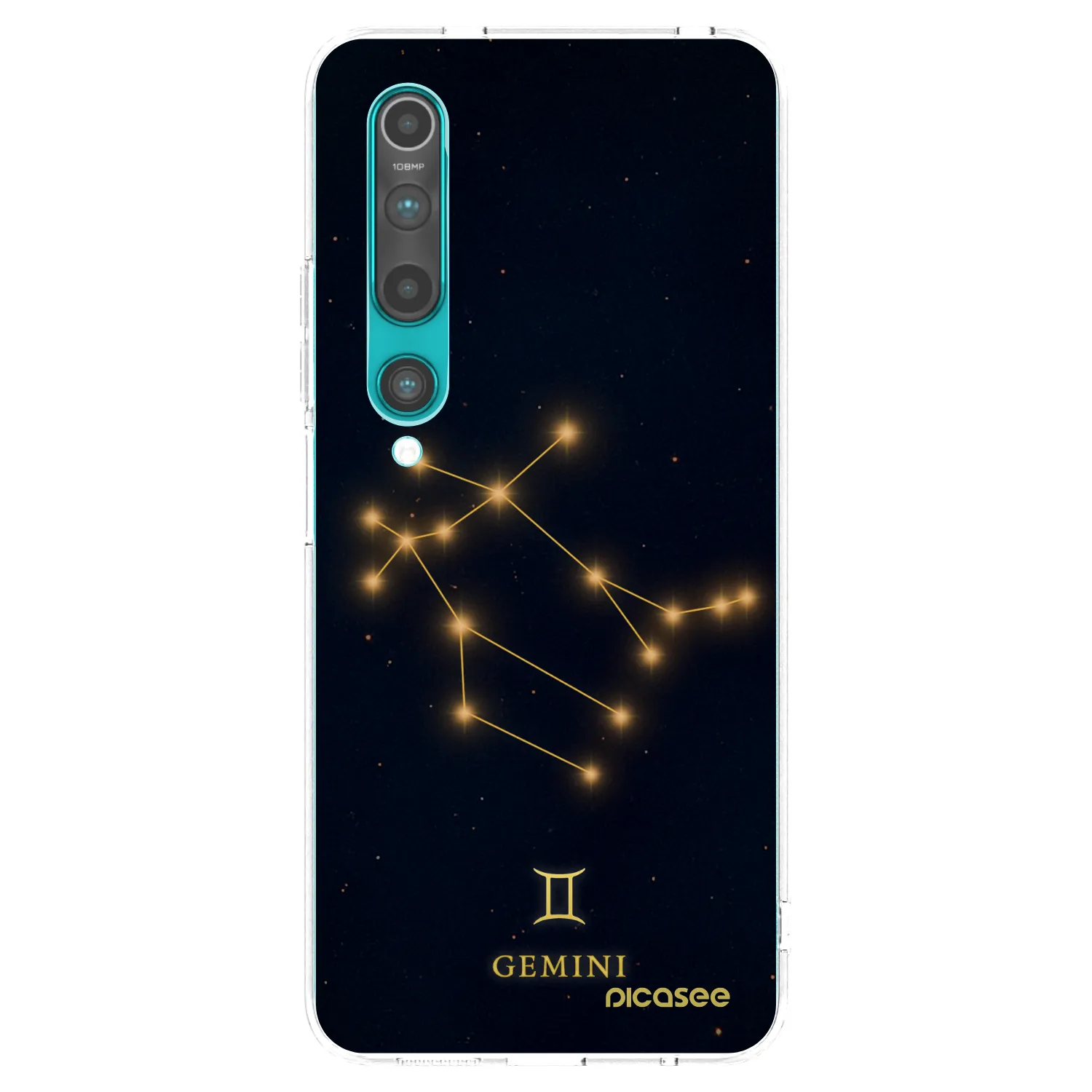 Picasee silikonový průhledný obal pro Xiaomi Mi 10 - GEMINI