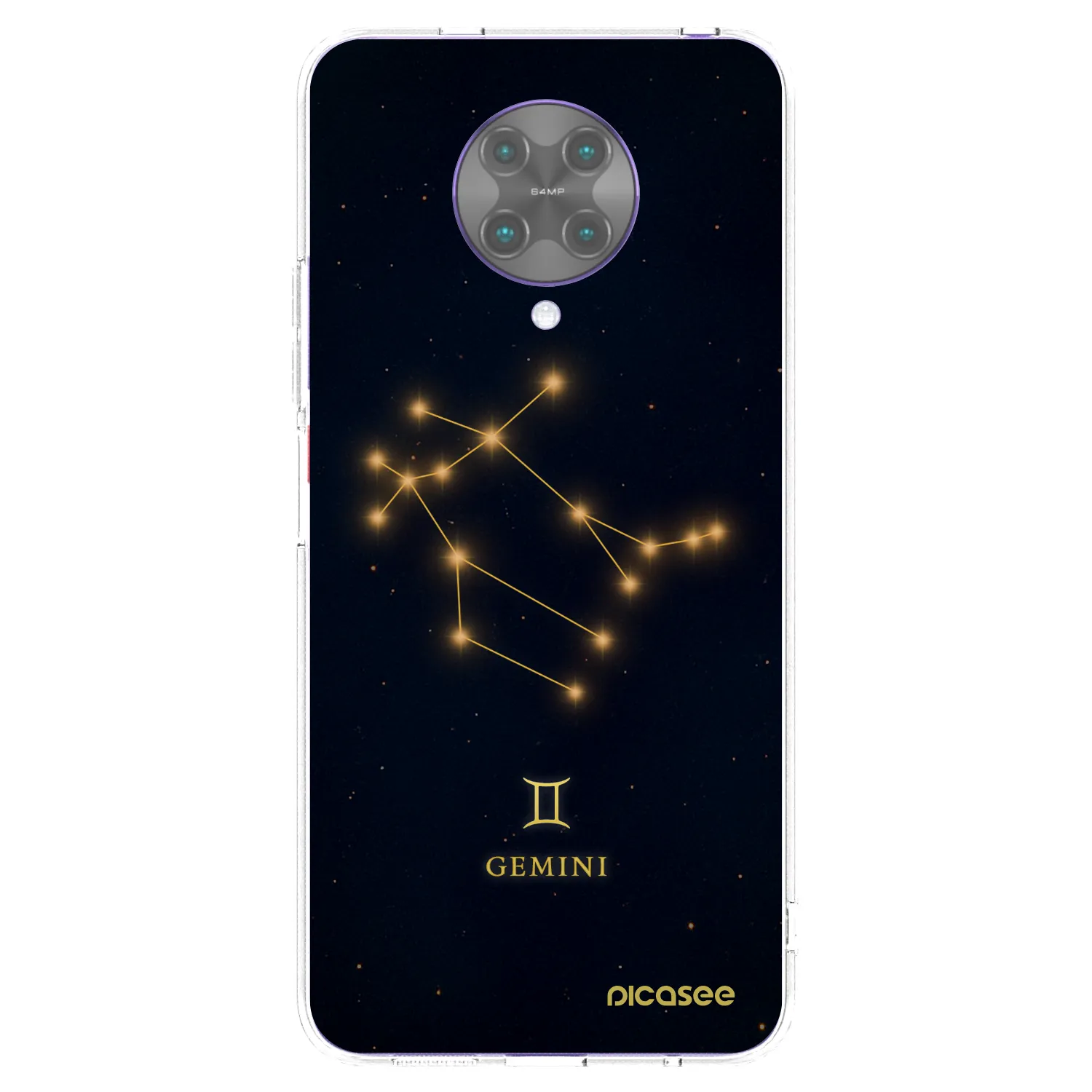 Picasee silikonový průhledný obal pro Xiaomi Poco F2 Pro - GEMINI