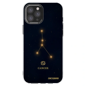 Picasee silikonový průhledný obal pro Apple iPhone 12 Pro Max - CANCER