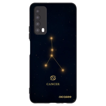 Picasee silikonový černý obal pro Huawei P Smart 2021 - CANCER