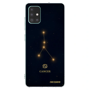 Picasee silikonový průhledný obal pro Samsung Galaxy M51 M515F - CANCER