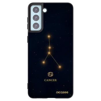 Picasee silikonový černý obal pro Samsung Galaxy S21+ 5G G996F - CANCER