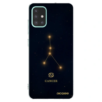 Picasee silikonový průhledný obal pro Samsung Galaxy M31s - CANCER