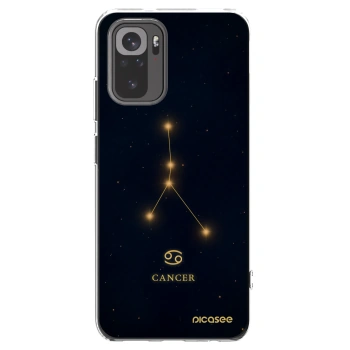 Picasee silikonový průhledný obal pro Xiaomi Redmi Note 10S - CANCER