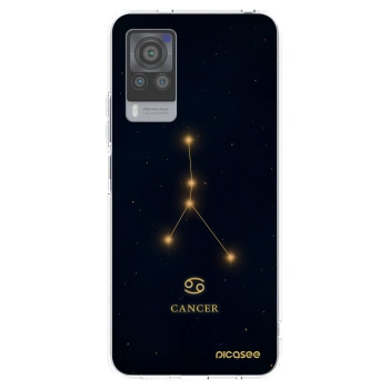 Picasee silikonový průhledný obal pro Vivo X60 Pro 5G - CANCER