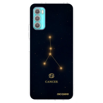 Picasee silikonový průhledný obal pro Motorola Moto G60 - CANCER