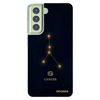Picasee silikonový průhledný obal pro Samsung Galaxy S21 FE 5G - CANCER