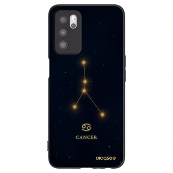 Picasee silikonový černý obal pro OPPO A16s - CANCER