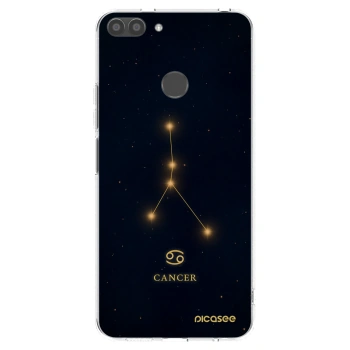 Picasee silikonový průhledný obal pro Huawei P Smart - CANCER