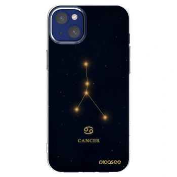 Picasee silikonový průhledný obal pro Apple iPhone 14 Plus - CANCER