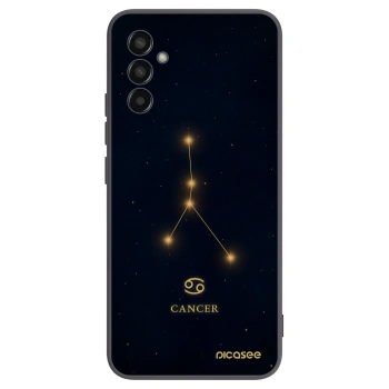 Picasee silikonový černý obal pro Samsung Galaxy M13 M135F - CANCER