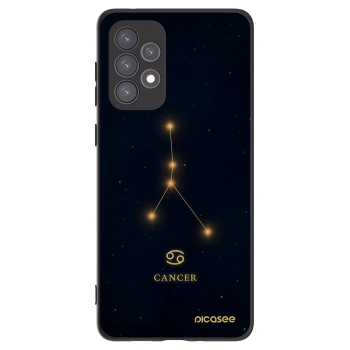 Picasee silikonový černý obal pro Samsung Galaxy A73 5G - CANCER