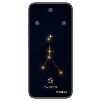 Picasee silikonový černý obal pro Honor Magic5 Lite 5G - CANCER