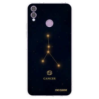 Picasee silikonový průhledný obal pro Honor 8X - CANCER