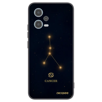 Picasee silikonový černý obal pro Xiaomi Redmi Note 12 5G - CANCER