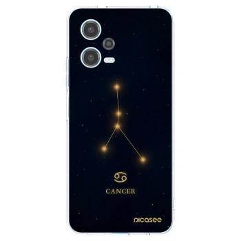 Picasee silikonový průhledný obal pro Xiaomi Redmi Note 12 5G - CANCER