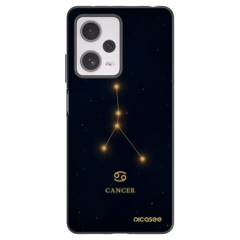 Picasee silikonový černý obal pro Xiaomi Redmi Note 12 Pro+ 5G - CANCER