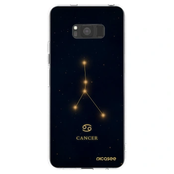 Picasee silikonový průhledný obal pro Samsung Galaxy S8 G950F - CANCER