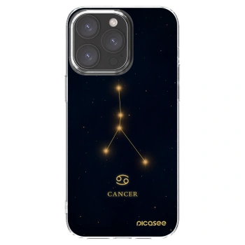 Picasee silikonový průhledný obal pro Apple iPhone 15 Pro Max - CANCER