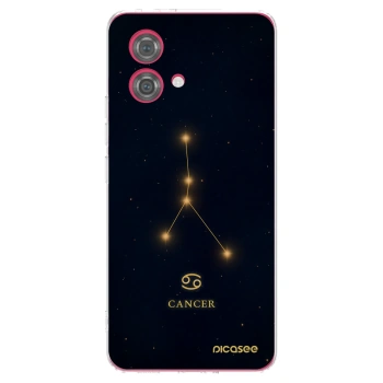 Picasee silikonový průhledný obal pro Motorola Moto G84 5G - CANCER