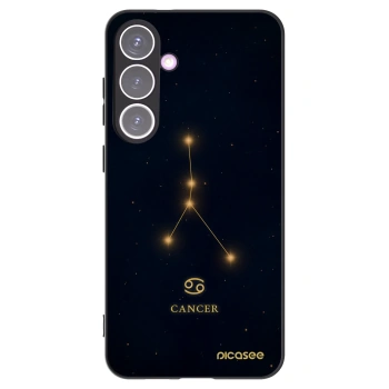 Picasee silikonový černý obal pro Samsung Galaxy S24+ S926B 5G - CANCER