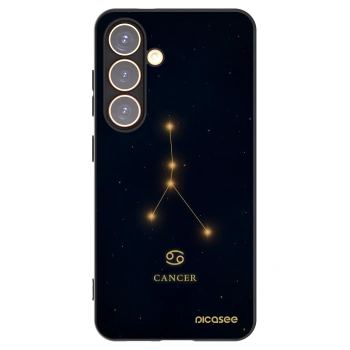 Picasee silikonový černý obal pro Samsung Galaxy S24 S921B 5G - CANCER