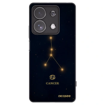 Picasee silikonový černý obal pro Xiaomi Redmi Note 13 Pro 4G - CANCER