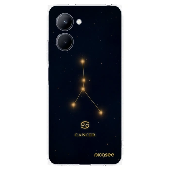 Picasee silikonový průhledný obal pro Realme C33 (2023) - CANCER