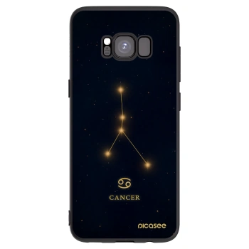 Picasee silikonový černý obal pro Samsung Galaxy S8 G950F - CANCER