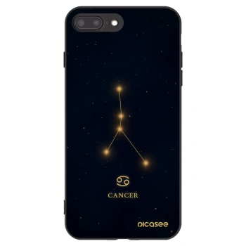 Picasee silikonový černý obal pro Apple iPhone 8 Plus - CANCER