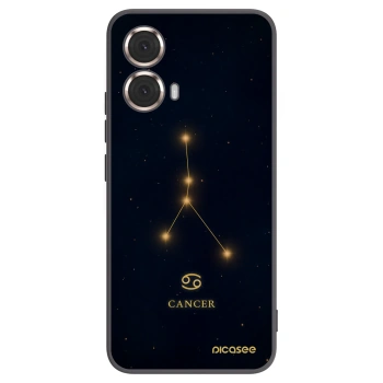 Picasee silikonový černý obal pro Motorola Moto G85 - CANCER