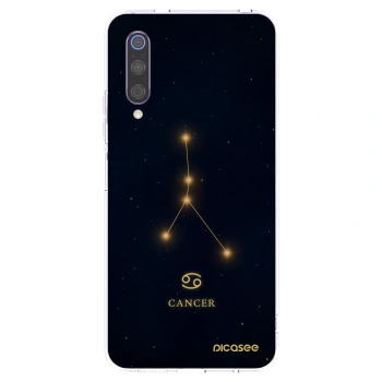 Picasee silikonový průhledný obal pro Xiaomi Mi 9 - CANCER